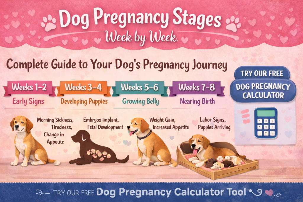 Dog Pregnancy Stages Week by Week