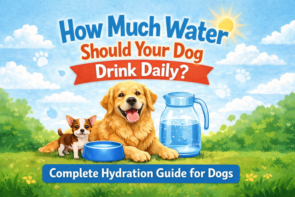 How much water should your dog drink daily?