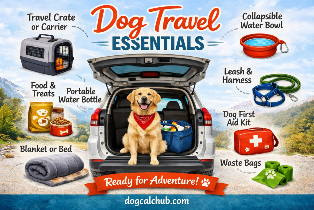 Dog Travel Essentials