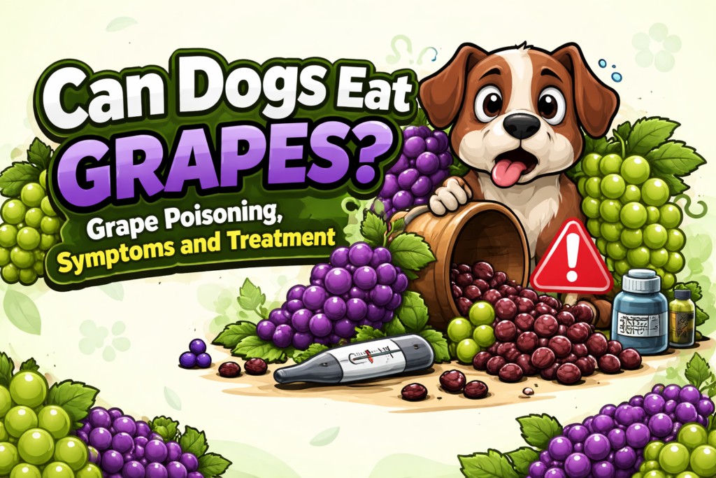 Can Dogs Eat Grapes? – Grape Poisoning, Symptoms and Treatment