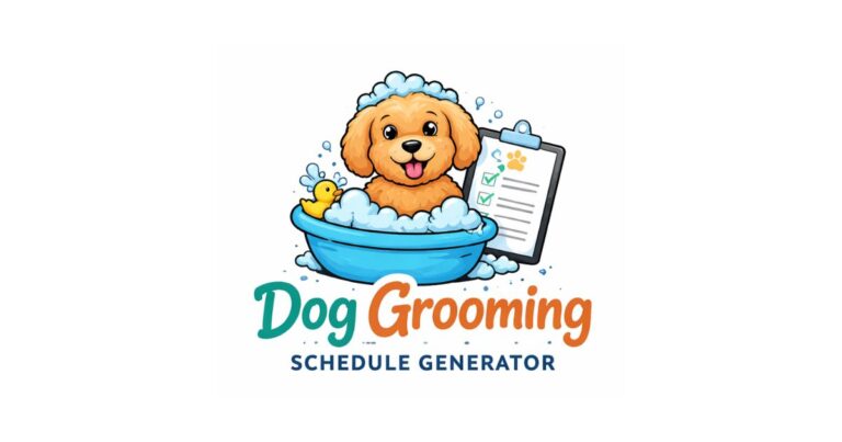 Dog Grooming Schedule Generator