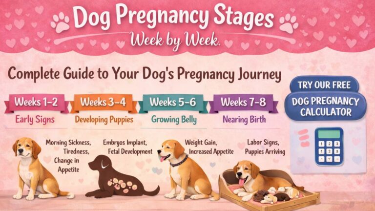 Dog Pregnancy Stages Week by Week