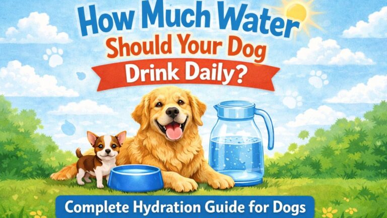 How much water should your dog drink daily?