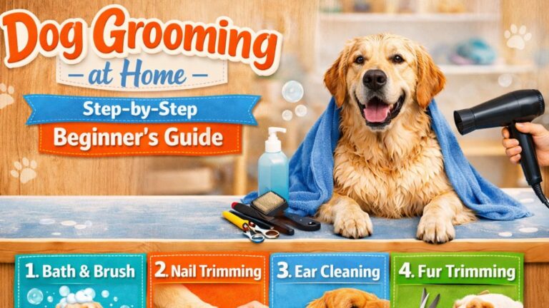 Dog grooming at Home