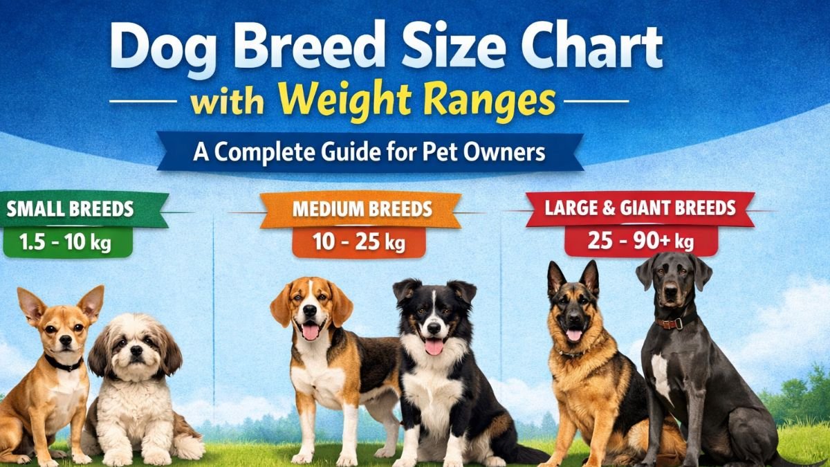 Normal Size Dogs Dog Breed Size Chart with Weight Ranges: A Complete Guide for Pet Owners
