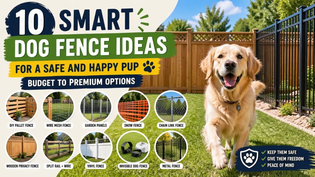 10 Smart Dog Fence Ideas