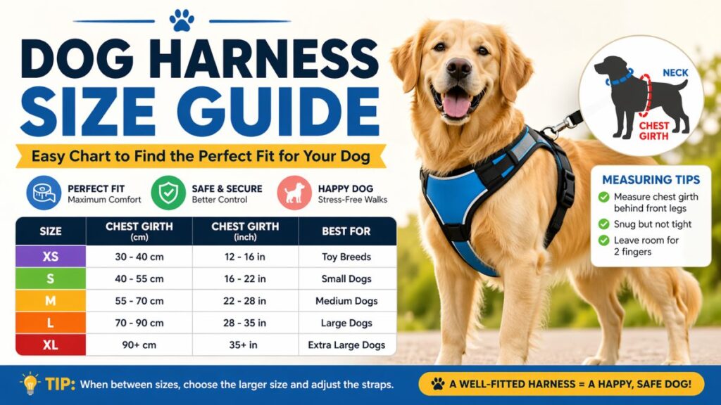 Dog Harness Size Guide