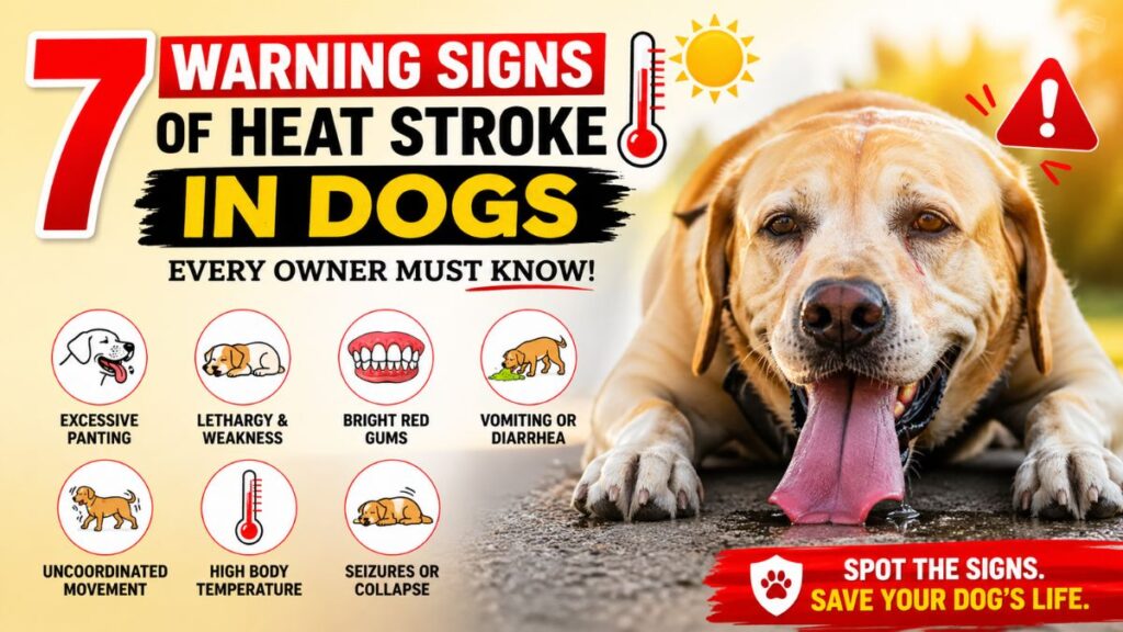7 Warning Signs of Heat Stroke in Dogs