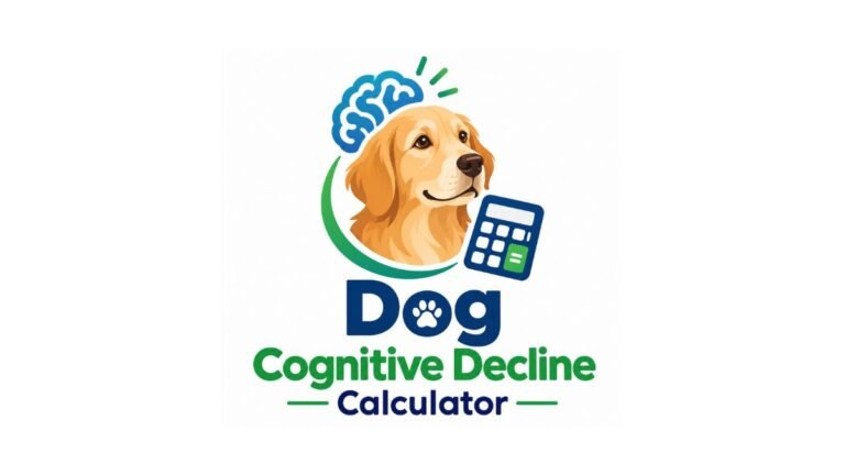 Dog Cognitive Decline Calculator