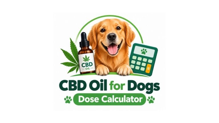 CBD Oil for Dogs Dose Calculator