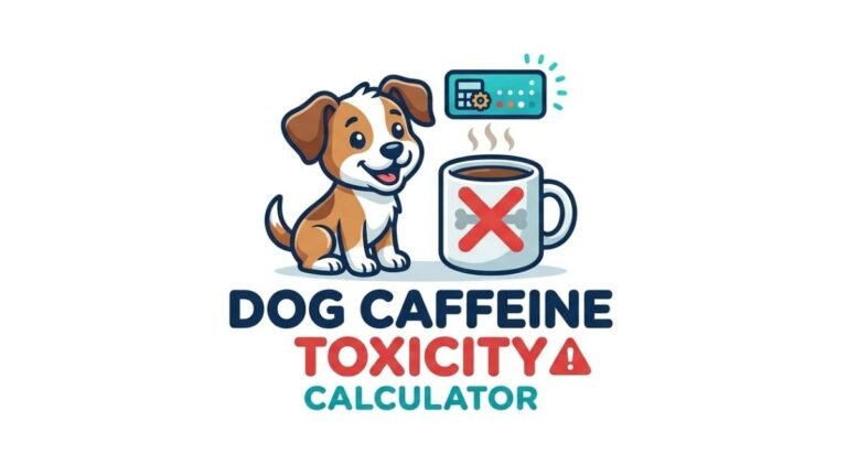 Dog Caffeine Toxicity Calculator